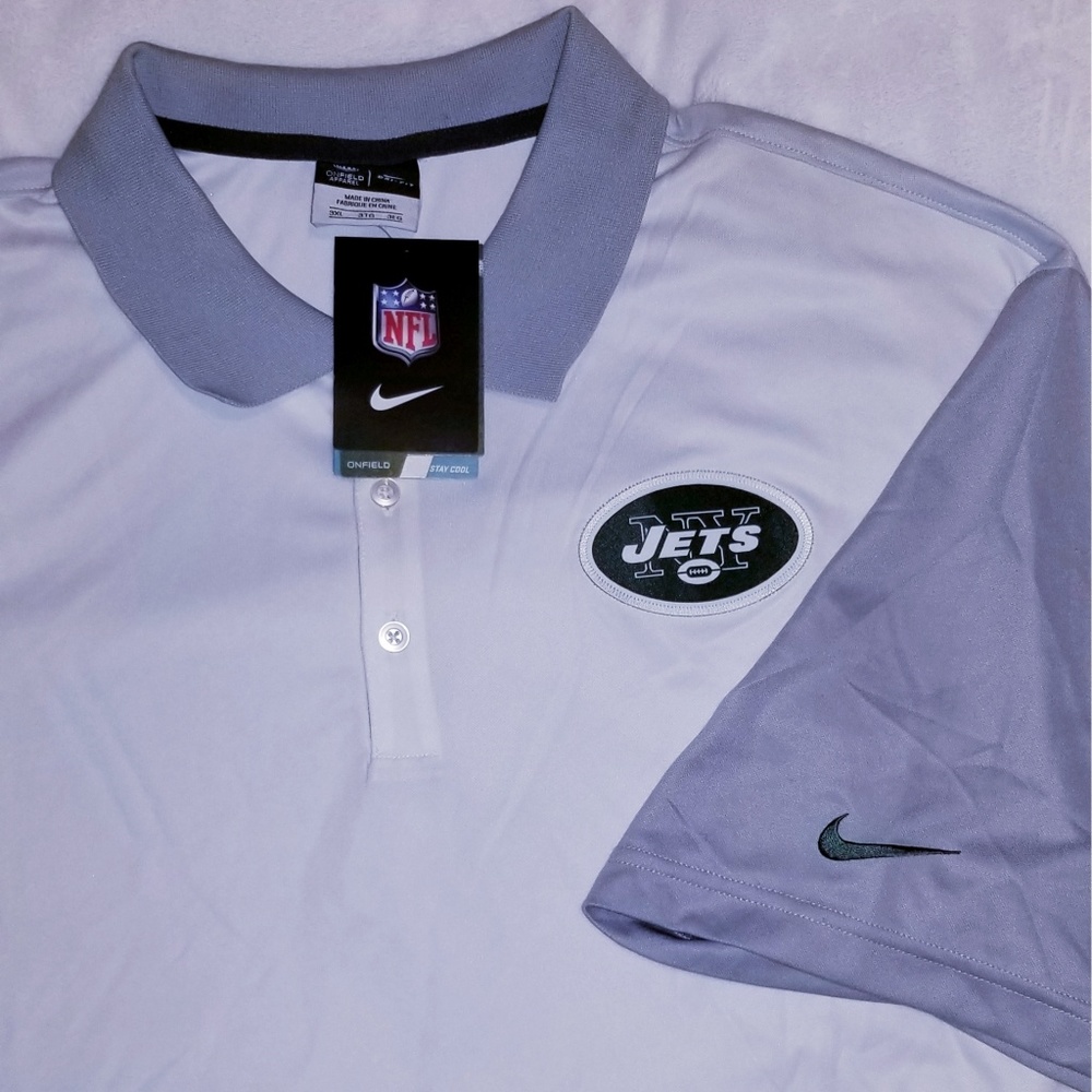 NFL Jets Polo Shirt Size: 3XL